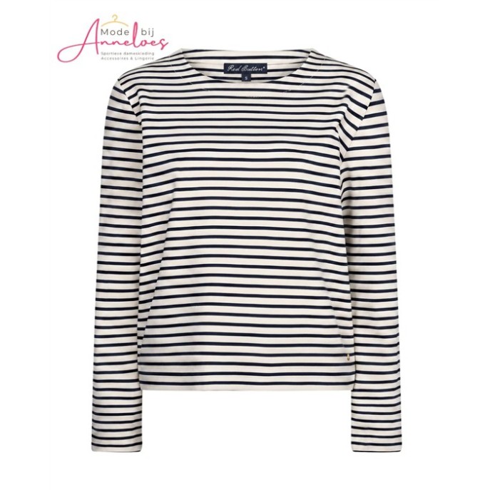 Red Button Truitje Terry stripe SRB5085 - Creme/Navy Red Button Truitje Terry stripe SRB5085 - Creme/Navy